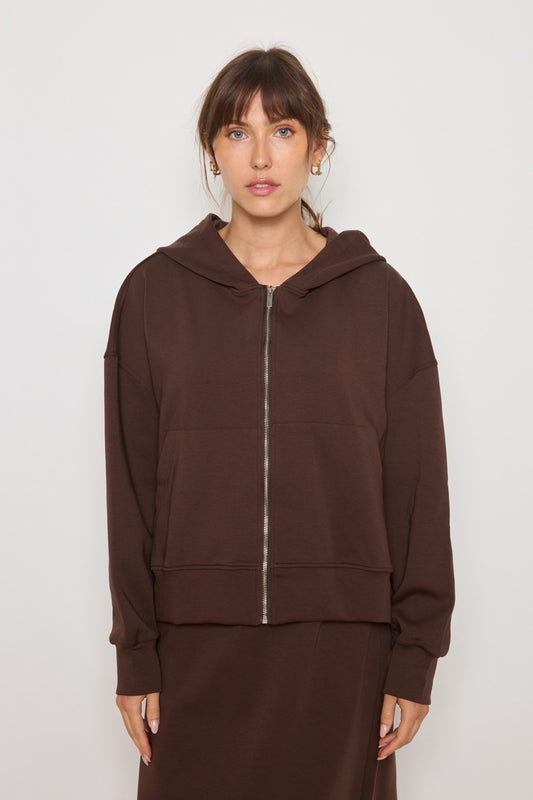 GILET NELLY CHOCOLAT