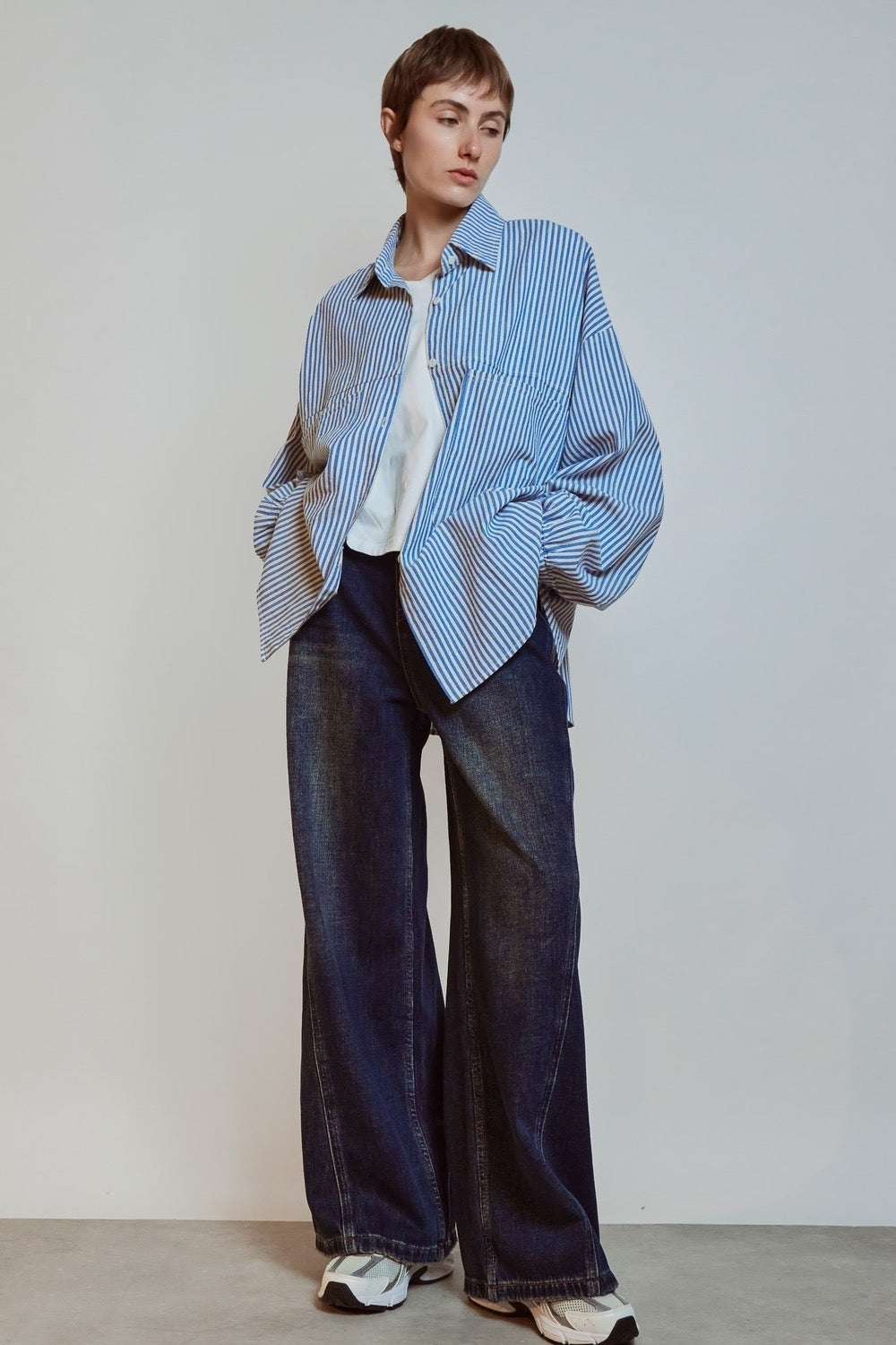CHEMISE SELMA BLEU