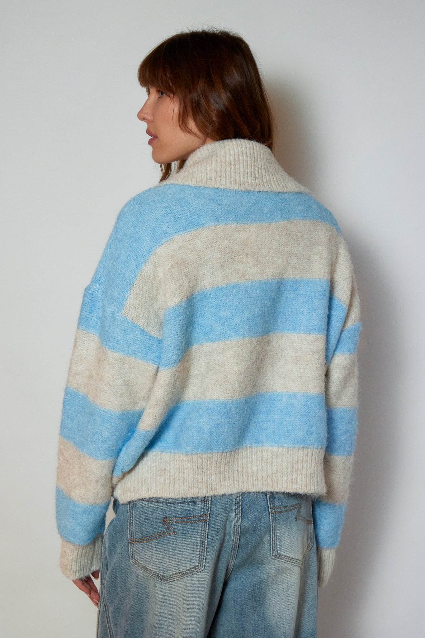 GILET NAWEL BLEU
